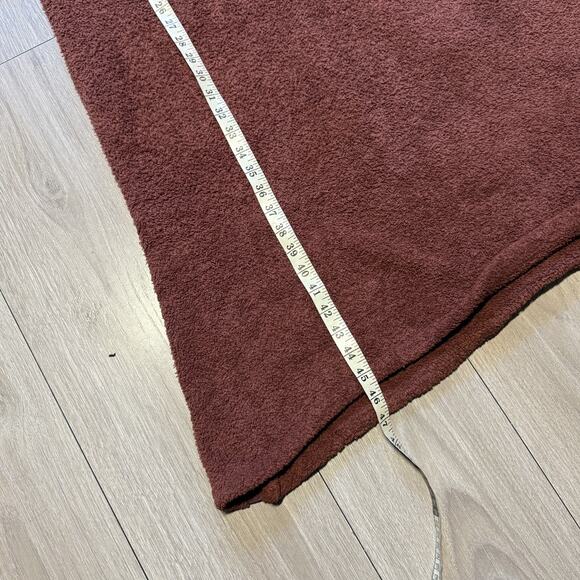 Barefoot Dreams S/M CozyChic Zip Hooded Lounger Robe Brown Soft Cozy - Picture 9 of 16